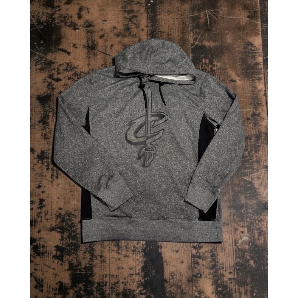 Cleveland Cavaliers Hoodie Men Large Grey Sweatshirt NBA Lg